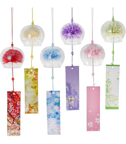 Amazon.co.jp: 篠原風鈴 江戸風鈴 花ブルー【日本産 手作り】 : DIY